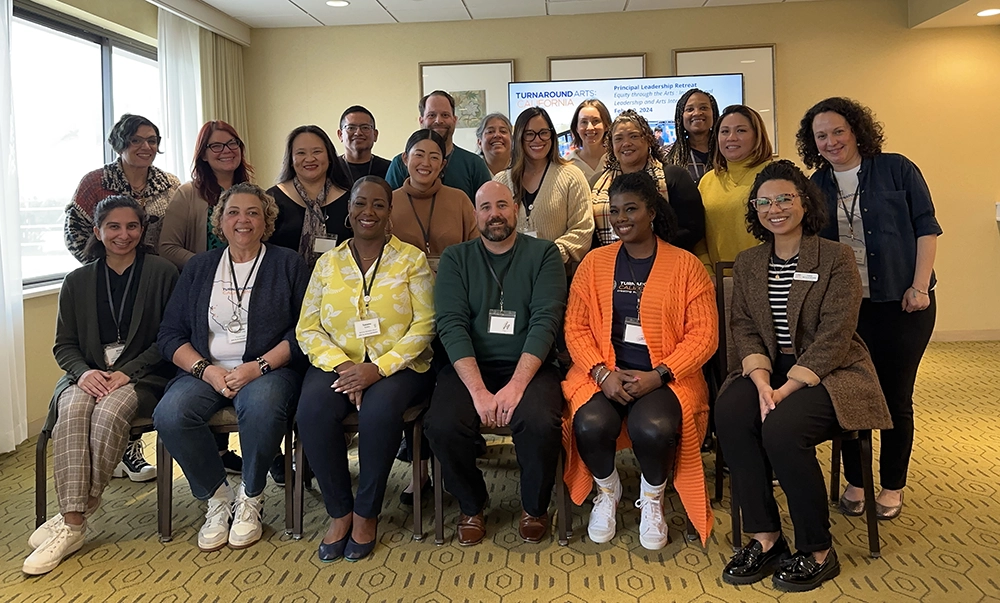 turnaround arts staff retreat group photo